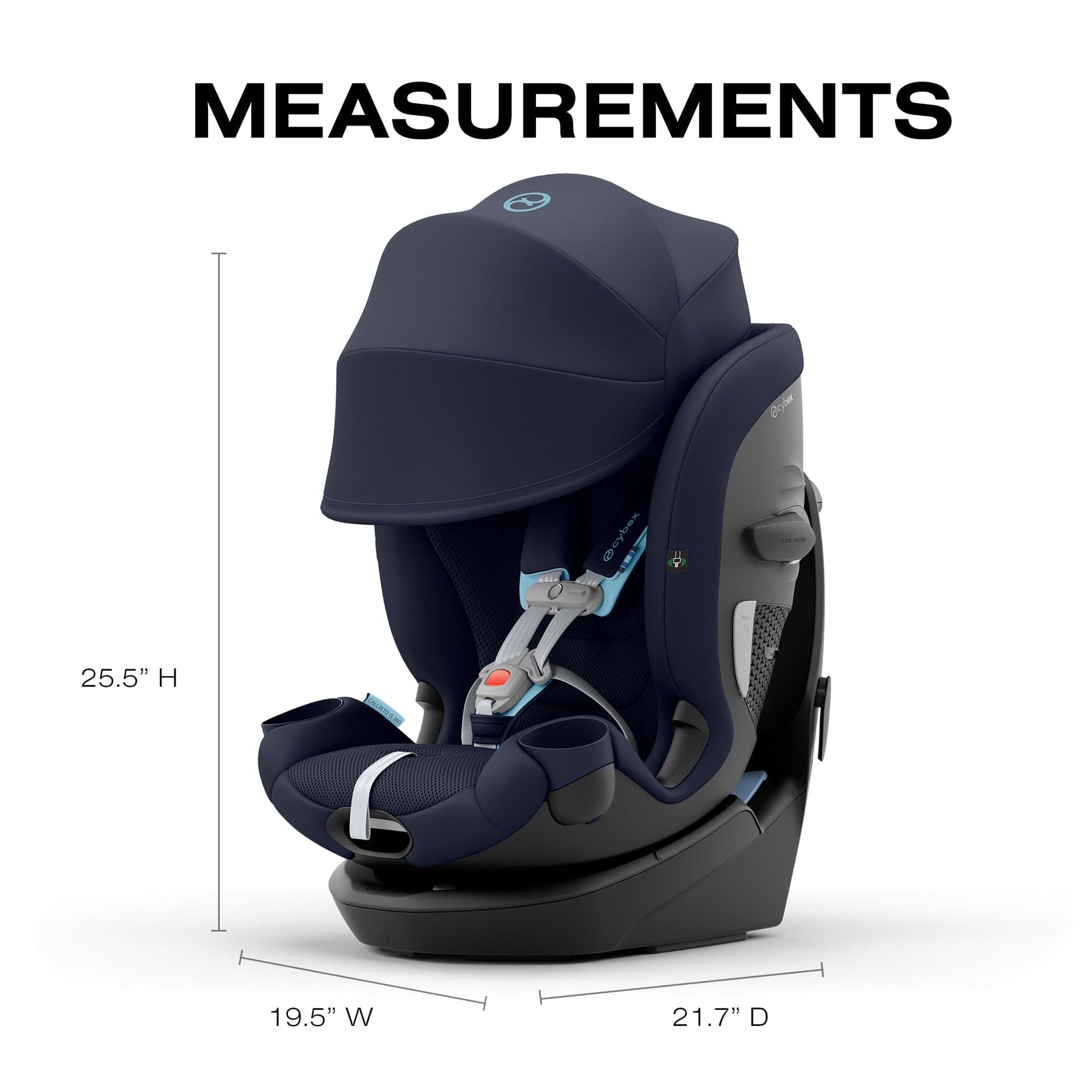 Cybex Callisto G 360 Rotating All-In-One Convertible Car Seat