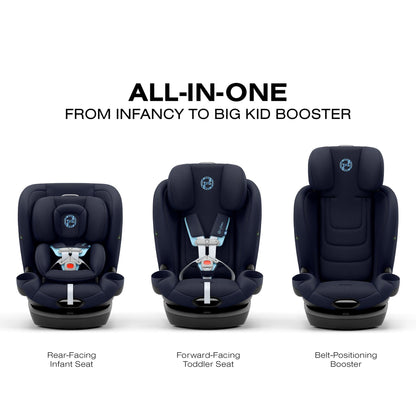 Cybex Callisto G 360 Rotating All-in-One Convertible Car Seat - Ocean Blue - 524000597