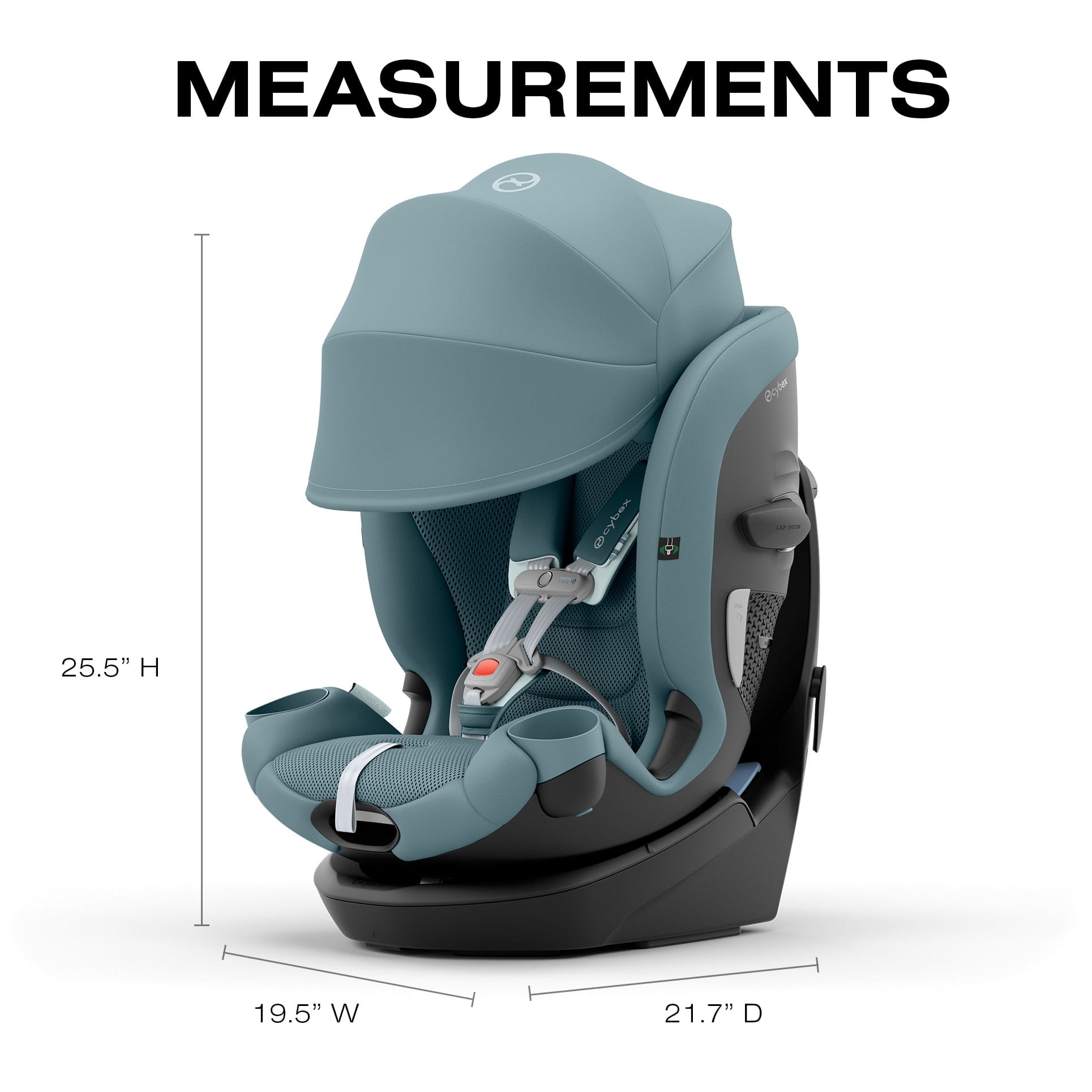 Cybex Callisto G 360 Rotating All-in-One Car Seat Stormy Blue