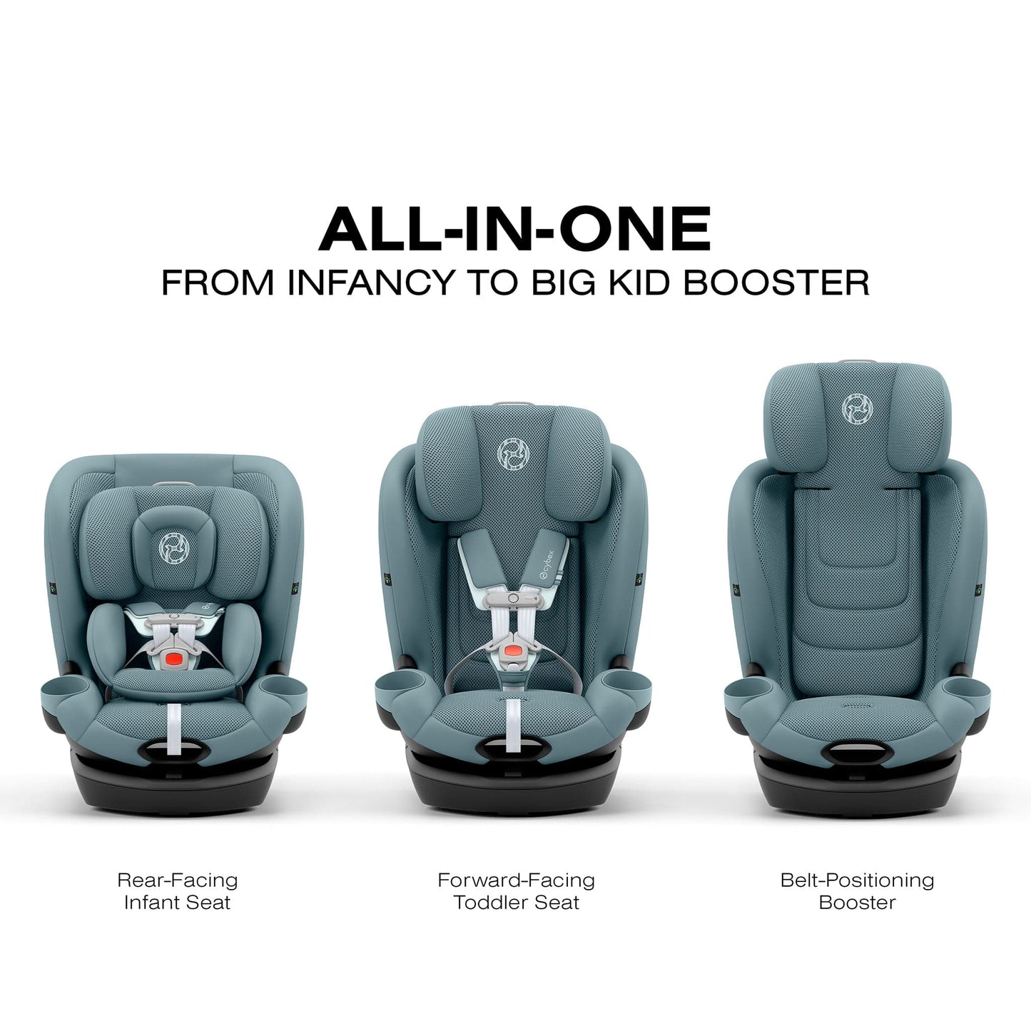Cybex Callisto G 360 Rotating All-in-One Convertible Car Seat - Stormy Blue - 524000598