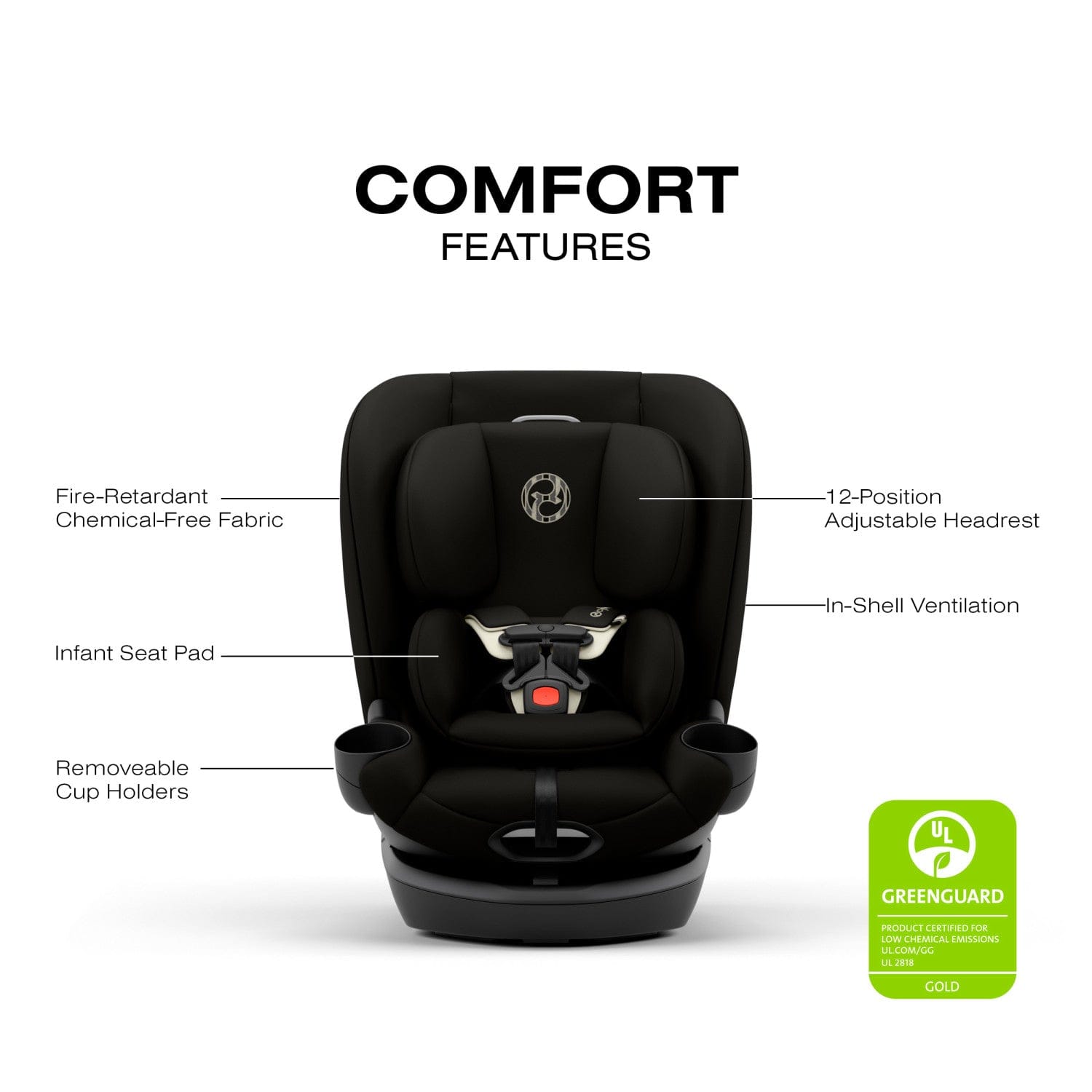 Callisto G 360 Select Rotating All-in-One Convertible Car Seat by Cybex Black