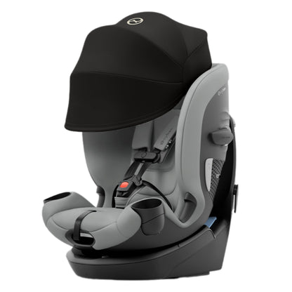 Cybex Callisto G 360 SELECT Rotating All-in-One Convertible Car Seat + Canopy Bundle - Grey - 525000959-525000973