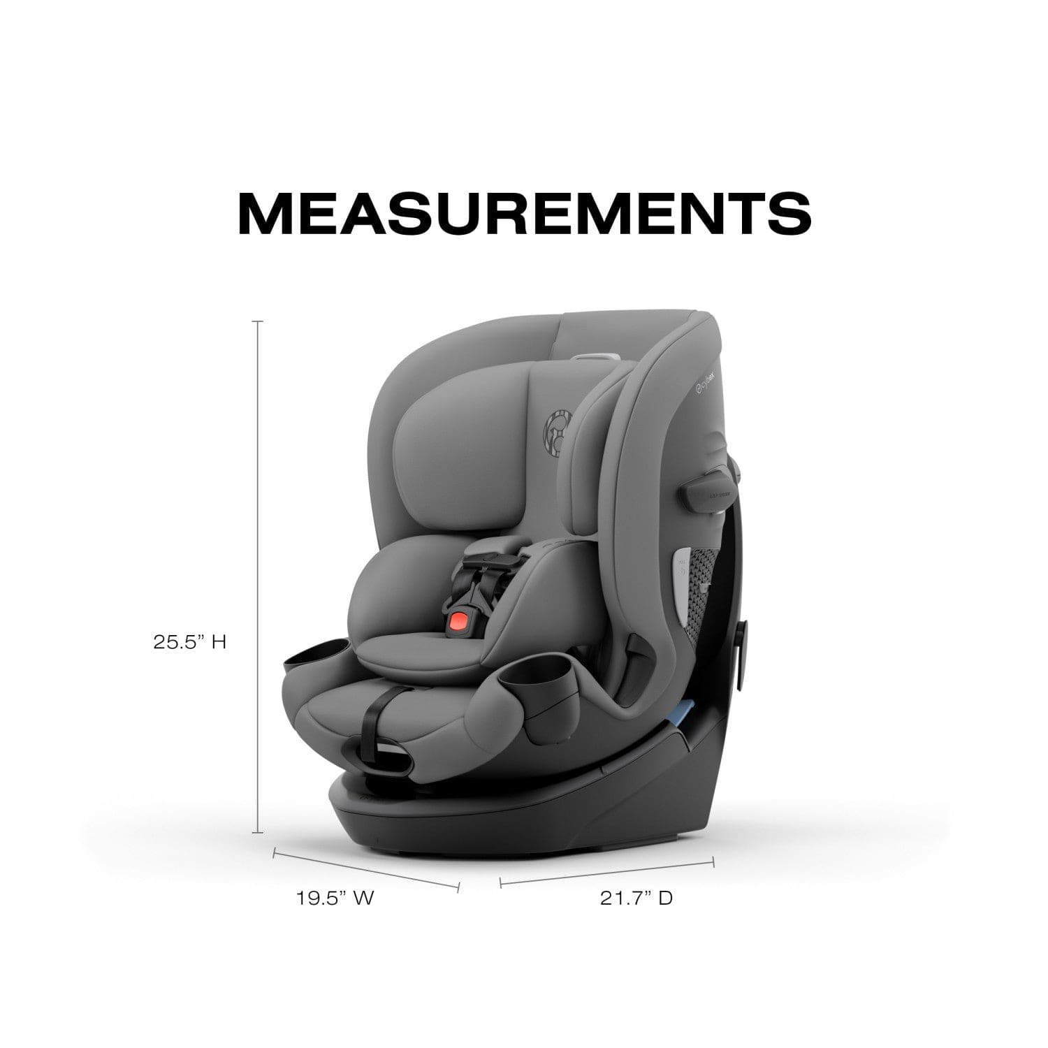 Callisto G 360 Select Rotating All-in-One Convertible Car Seat by Cybex Grey
