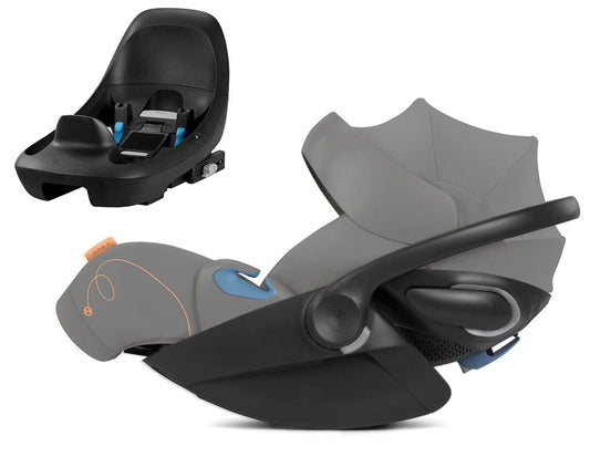 Cybex Cloud G Basic Comfort Extend Reclining Infant Car Seat with Anti-Rebound Bar - Lava Grey - 522001395