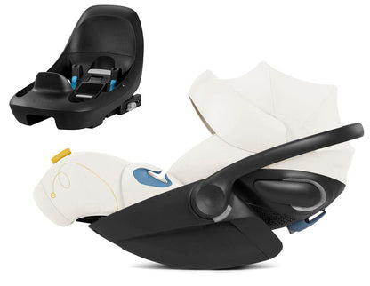 Cybex Cloud G Basic Comfort Extend Reclining Infant Car Seat with Anti-Rebound Bar - Seashell Beige - 522001399