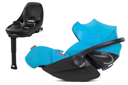 Cybex Cloud G Lux SensorSafe Comfort Extend Reclining Infant Car Seat - Beach Blue - 522001411