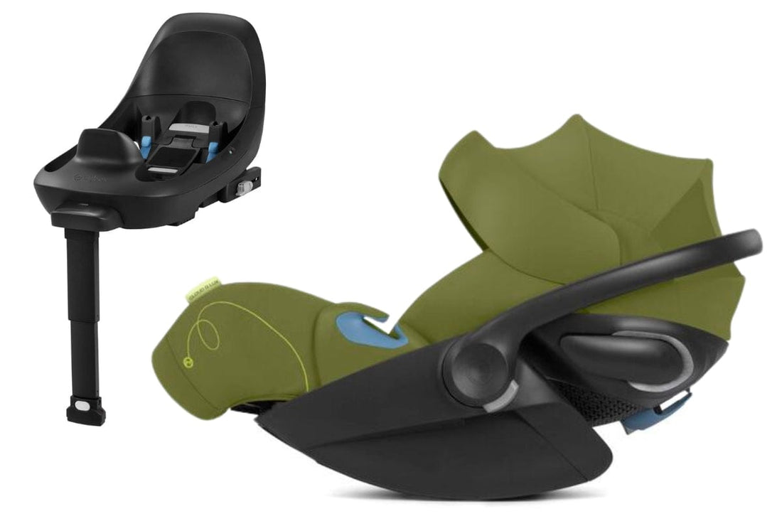 Cybex Cloud G Lux SensorSafe Comfort Extend Reclining Infant Car Seat - Nature Green - 522001415