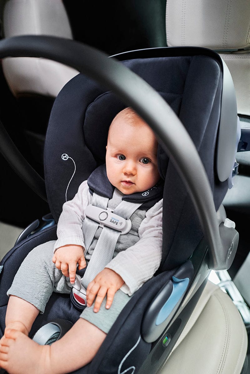 Cybex Cloud G Lux SensorSafe Comfort Extend Reclining Infant Car Seat - Moon Black - 522001401