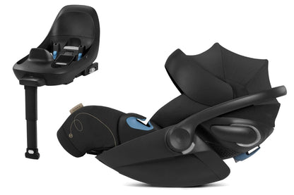 Cybex Cloud G Lux SensorSafe Comfort Extend Reclining Infant Car Seat - Moon Black - 522001401