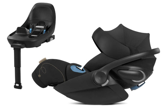 Cybex Cloud G Lux SensorSafe Comfort Extend Reclining Infant Car Seat - Moon Black - 522001401