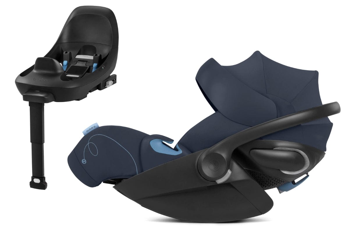 Cybex Cloud G Lux SensorSafe Comfort Extend Reclining Infant Car Seat - Ocean Blue - 522001405
