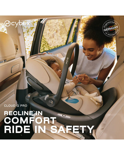 Cybex Cloud G Pro Comfort Extend Infant Car Seat - Moon Black - 525000599
