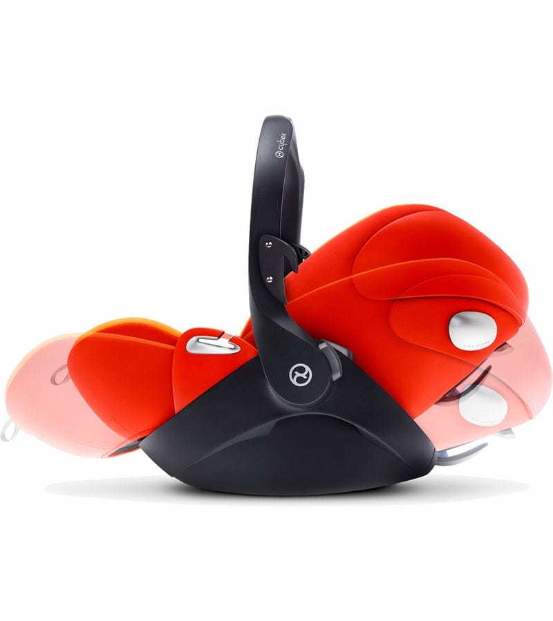 Cybex Cloud Q Infant Car Seat 2016 - Black Beauty / Hot & Spicy - 515140105-S