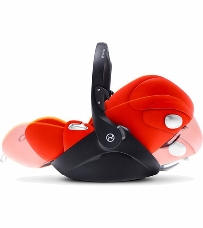 Cybex Cloud Q Infant Car Seat 2016 - Black Beauty / Hot & Spicy - 515140105-S