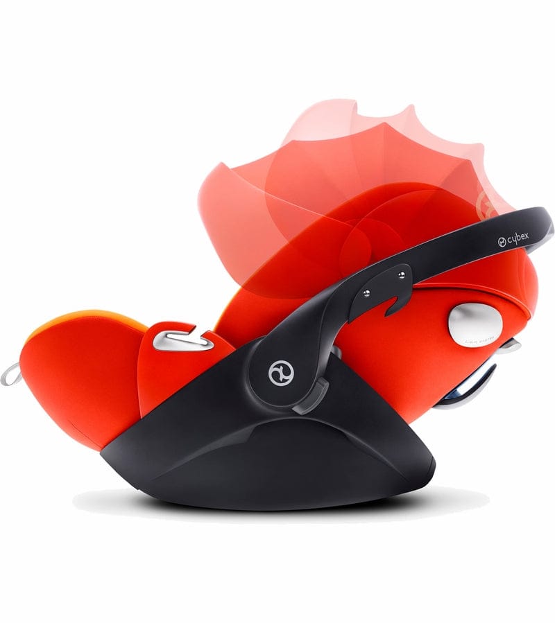 Cybex Cloud Q Infant Car Seat 2016 - Black Beauty / Hot & Spicy - 515140105-S