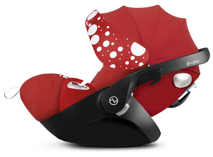 Cybex Mios 2 + Cloud Q Travel System Bundle - Petticoat Red by Jeremy Scott