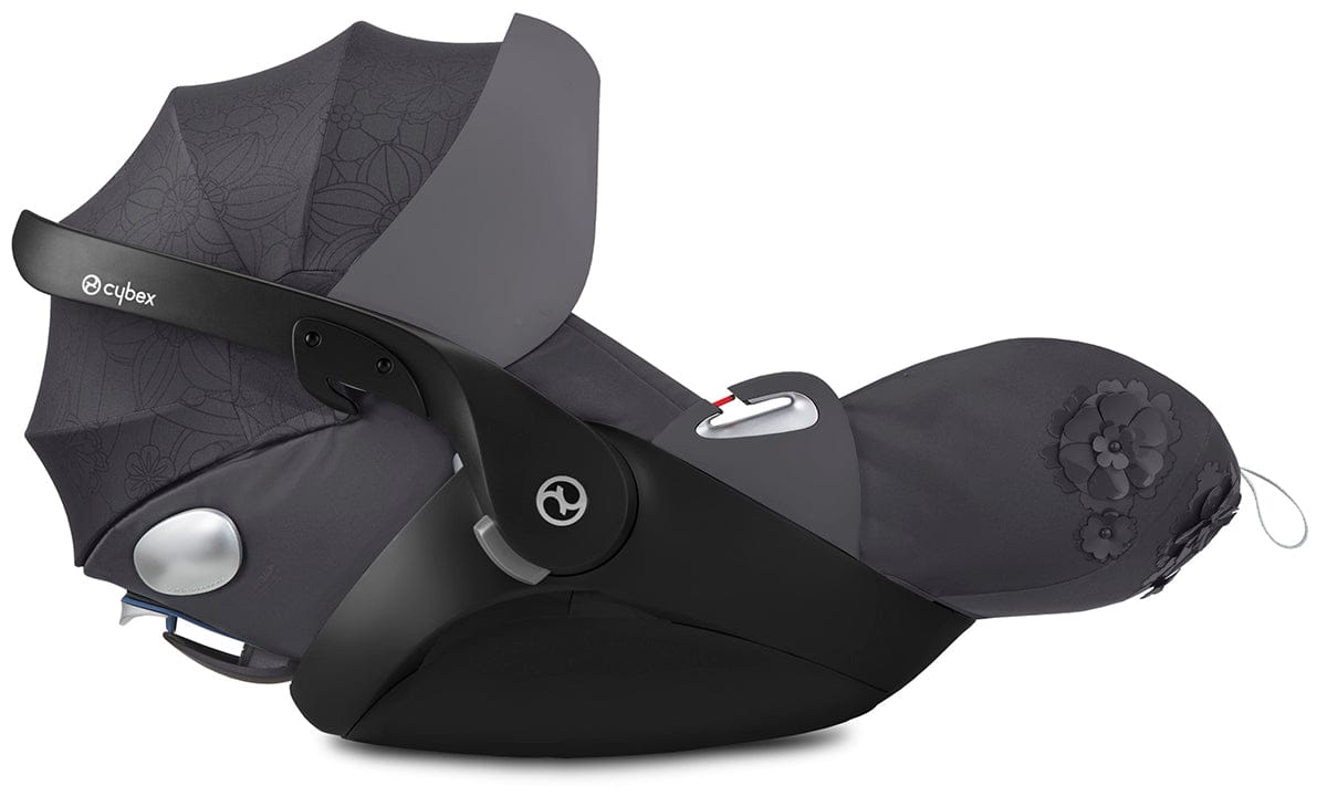 Cybex Cloud Q Sensorsafe Reclining Infant Car Seat - Simply Flowers - Dream Grey - 521001303