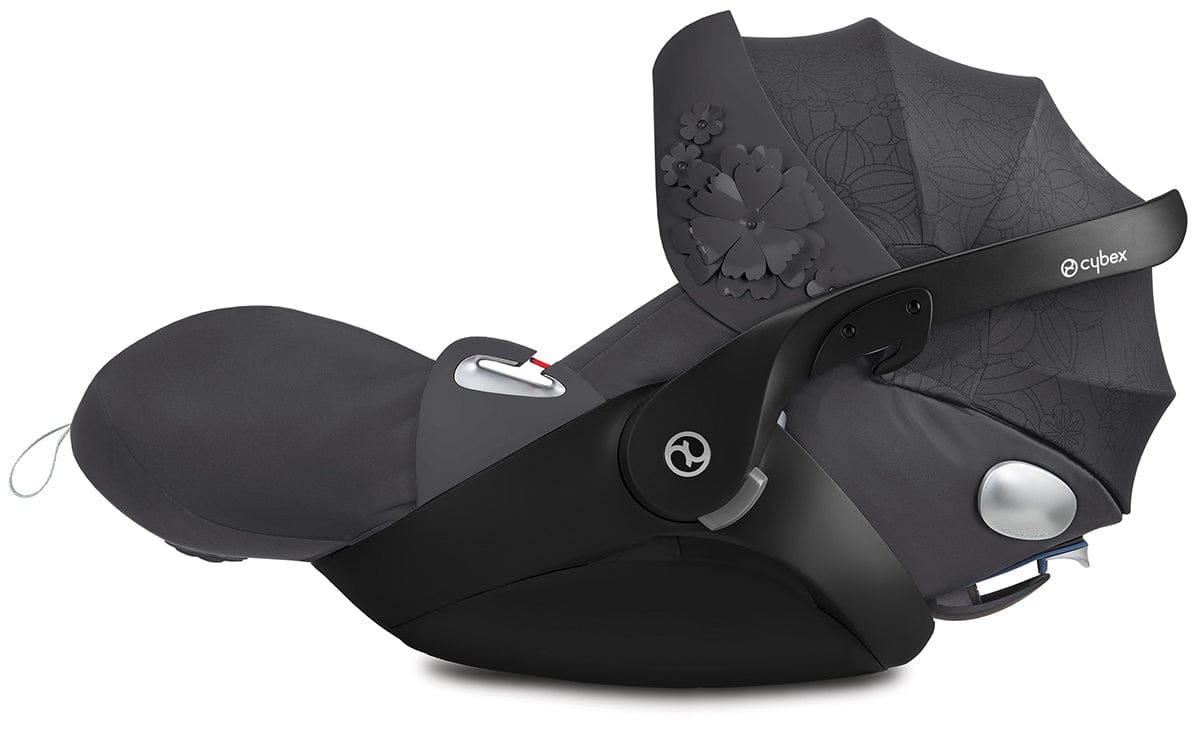Cybex Cloud Q Sensorsafe Reclining Infant Car Seat - Simply Flowers - Dream Grey - 521001303