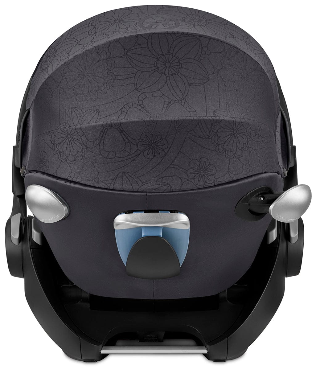 Cybex Cloud Q Sensorsafe Reclining Infant Car Seat - Simply Flowers - Dream Grey - 521001303