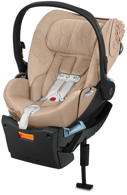 Cybex Cloud Q Sensorsafe Reclining Infant Car Seat - Simply Flowers - Nude Beige - 521001301