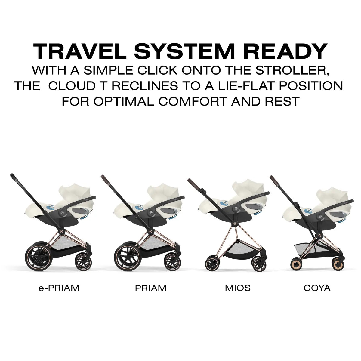 Cybex Cloud T SensorSafe Infant Car Seat - Off White - 526000613