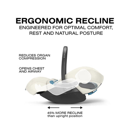 Cybex Cloud T SensorSafe Infant Car Seat - Off White - 526000613