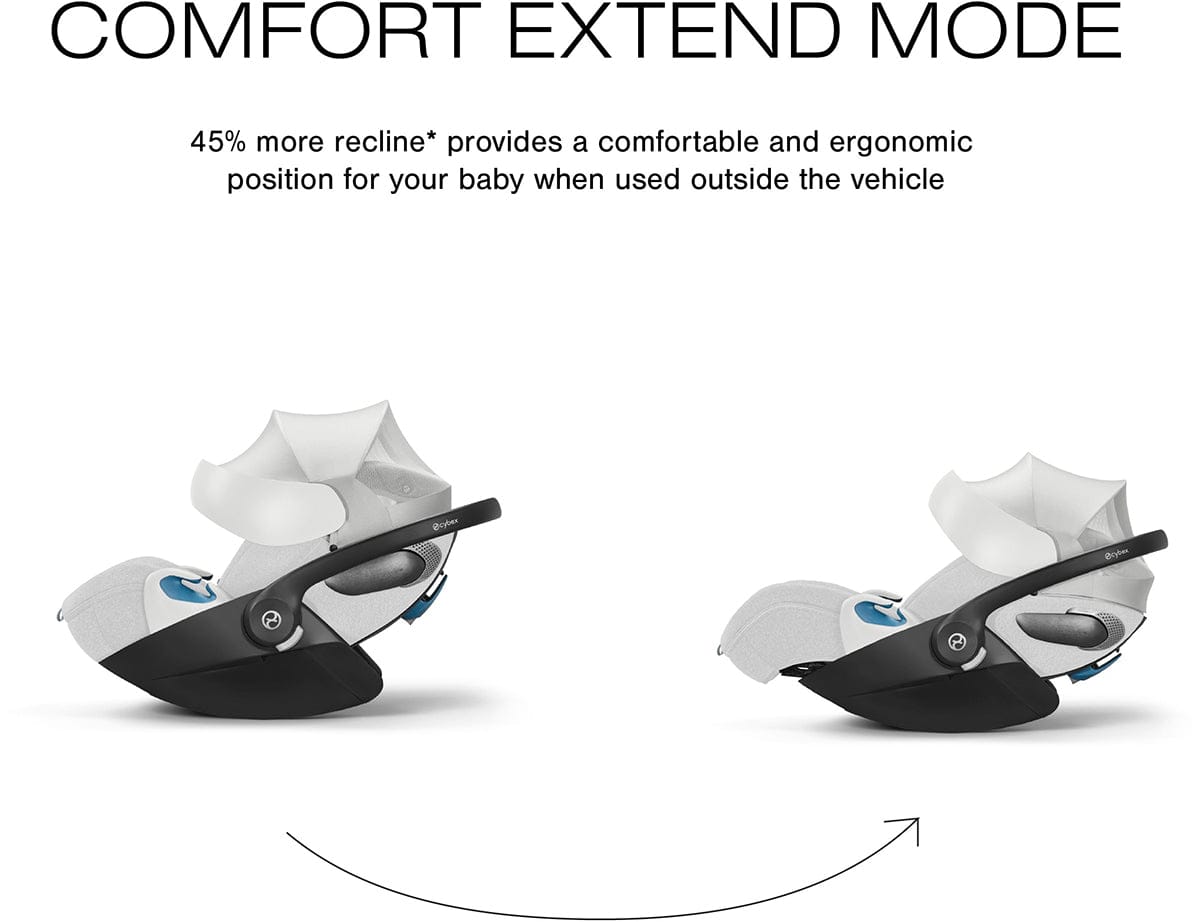 Cybex Cloud T SensorSafe Infant Car Seat - Platinum White – Albee Baby