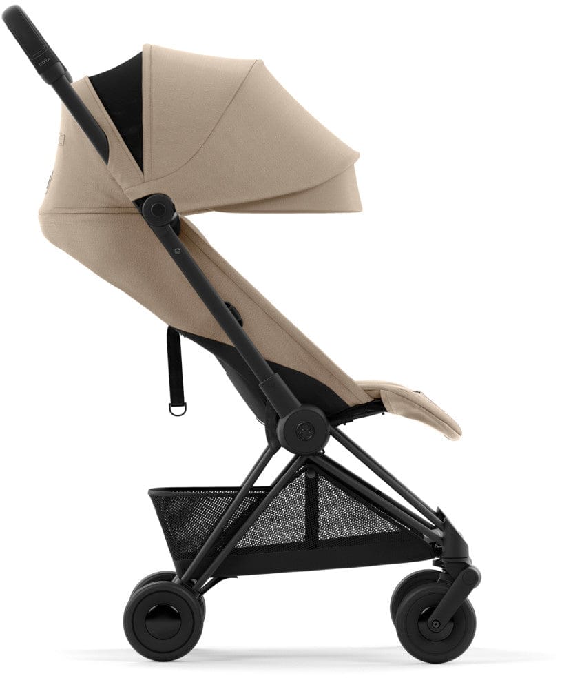 Cybex COYA Compact Stroller - Matte Black / Cozy Beige - 522005207