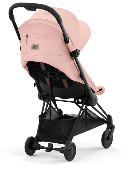 Cybex COYA Compact Stroller - Matte Black / Peach Pink - 522004353