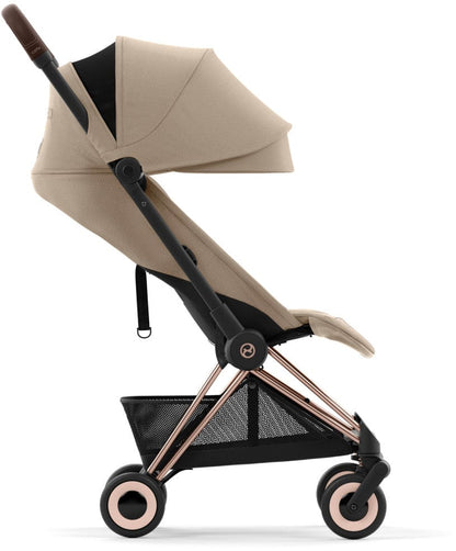 Cybex COYA Compact Stroller - Rose Gold / Cozy Beige - 522005195