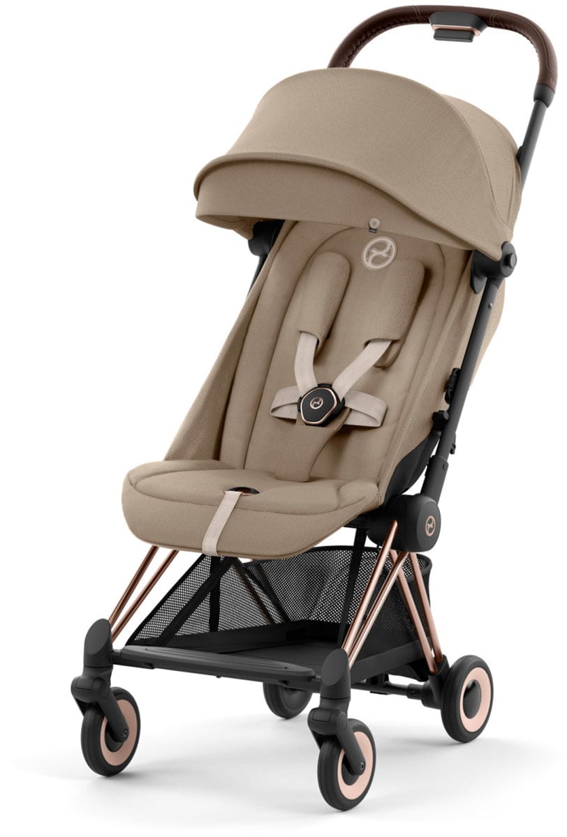 Cybex COYA Compact Stroller - Rose Gold / Cozy Beige - 522005195