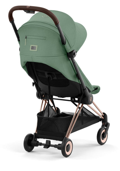 Cybex COYA Compact Stroller - Rose Gold / Leaf Green - 522004293