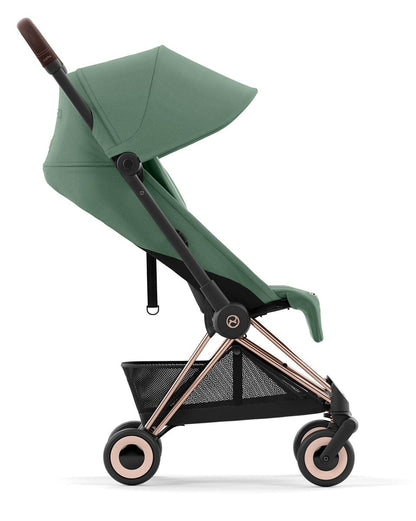 Cybex COYA Compact Stroller - Rose Gold / Leaf Green - 522004293