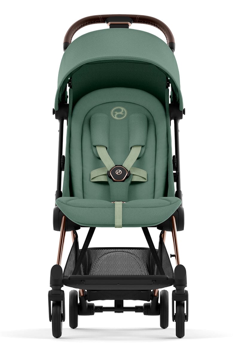 Cybex COYA Compact Stroller - Rose Gold / Leaf Green - 522004293