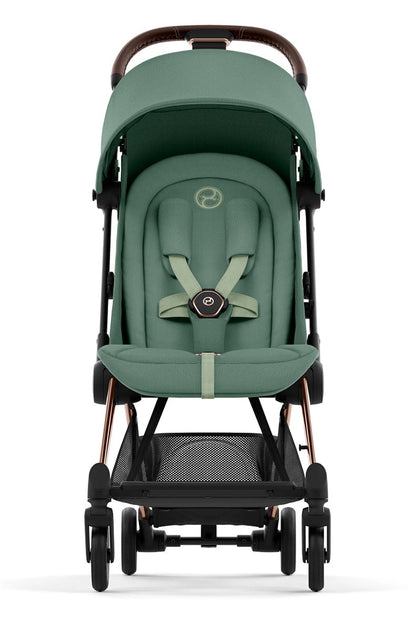 Cybex COYA Compact Stroller - Rose Gold / Leaf Green - 522004293