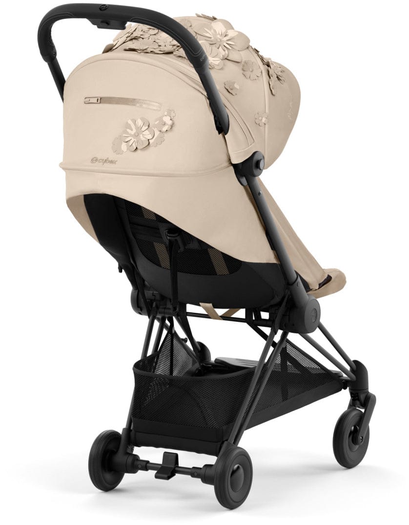 Cybex COYA Compact Stroller - Simply Flowers - Beige / Matte Black - 522003159