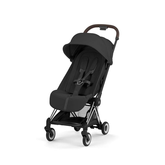 Cybex Coya Stroller (2026) - Style Collection - Chrome Frame / Sepia Black Lux Seat - 526000745