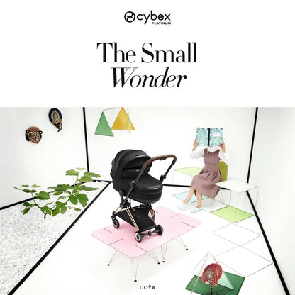 Cybex Coya Stroller (2026) - Style Collection - Matte Black Frame / Sage Green Lux Seat - 526000733