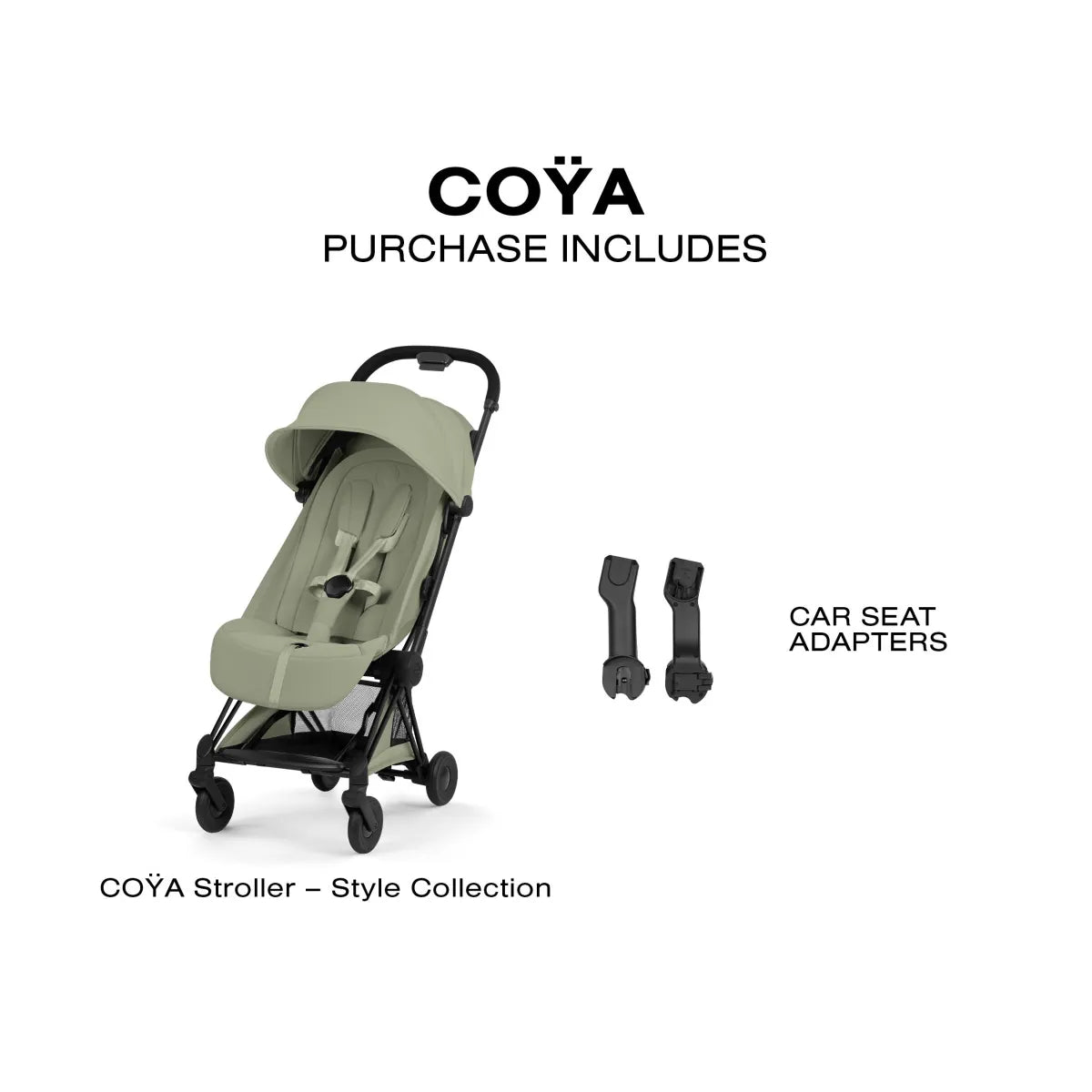 Cybex Platinum Coya Stroller Sage Green Sage Green