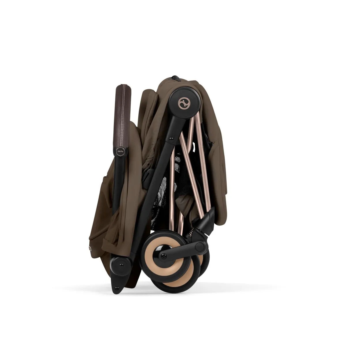Cybex Coya Stroller (2026) - Style Collection - Rose Gold Frame / Coconut Brown Lux Seat - 526001641