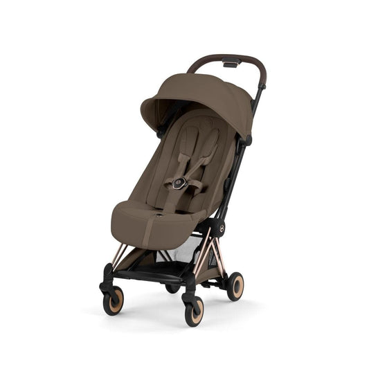 Cybex Coya Stroller (2026) - Style Collection - Rose Gold Frame / Coconut Brown Lux Seat - 526001641
