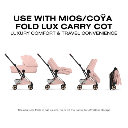 Cybex Coya Stroller (2026) - Style Collection - Rose Gold Frame / Peach Pink Lux Seat - 526000661