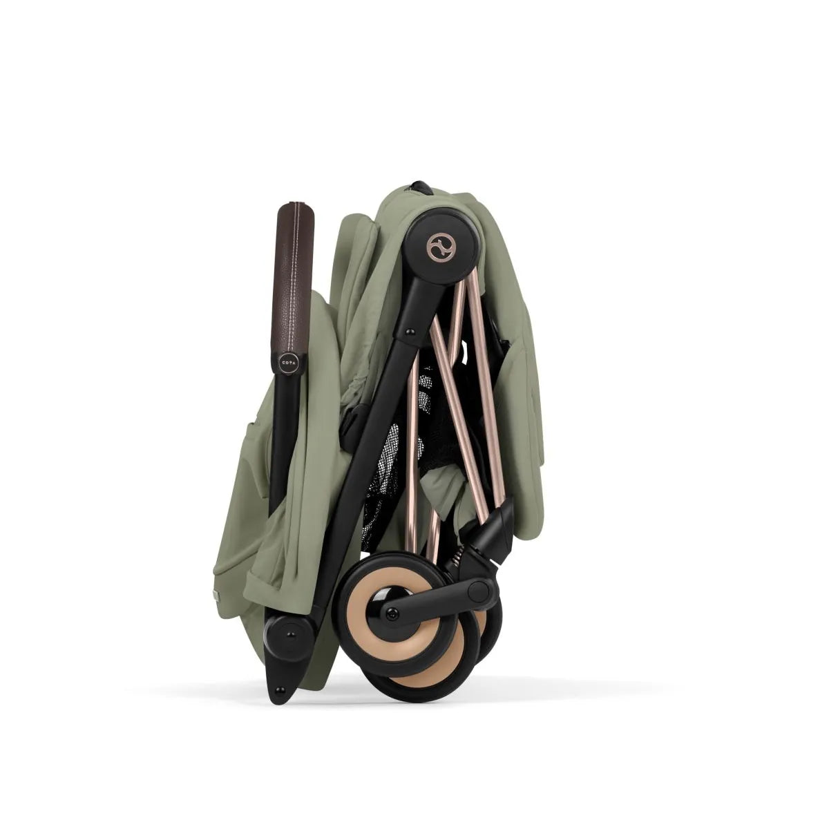 Cybex Coya Stroller (2026) - Style Collection - Rose Gold Frame / Sage Green Lux Seat - 526000649