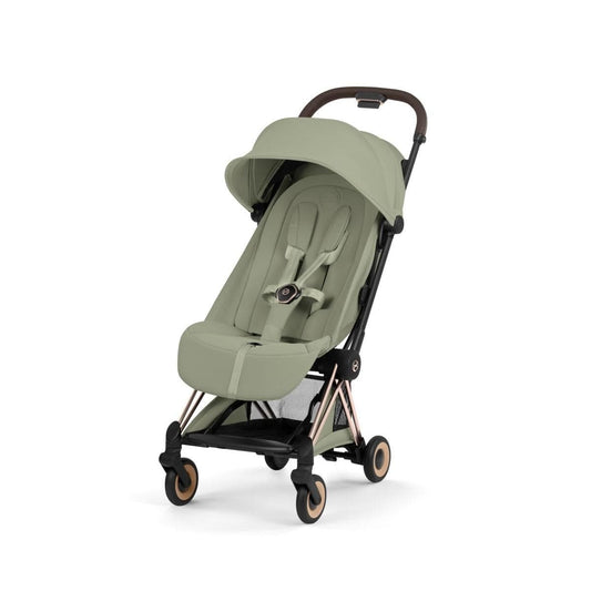 Cybex Coya Stroller (2026) - Style Collection - Rose Gold Frame / Sage Green Lux Seat - 526000649