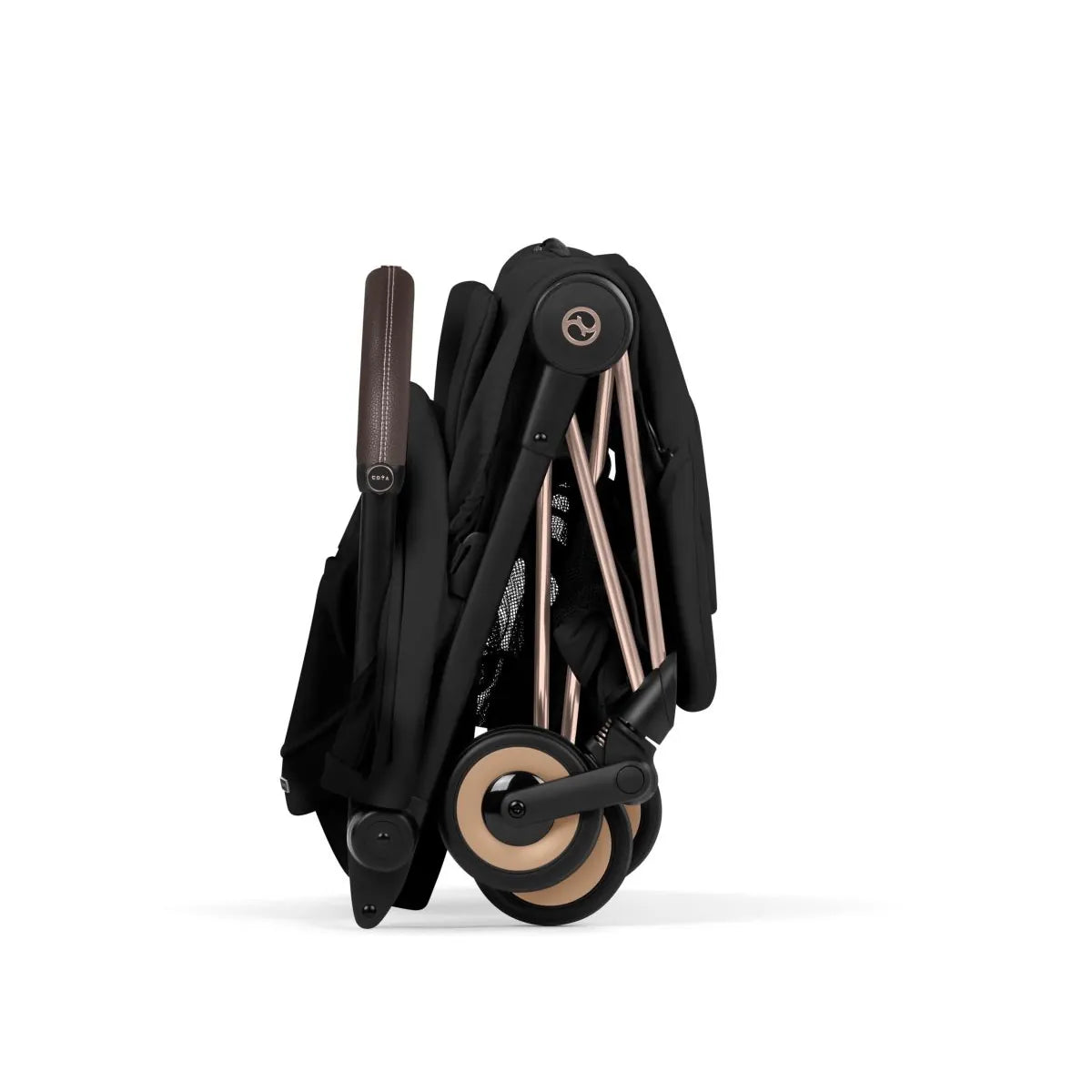 Cybex Coya Stroller (2026) - Style Collection - Rose Gold Frame / Sepia Black Lux Seat - 526000625
