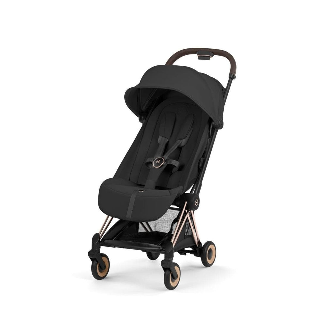 Cybex Coya Stroller (2026) - Style Collection - Rose Gold Frame / Sepia Black Lux Seat - 526000625