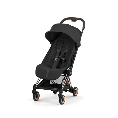 Cybex Coya Stroller (2026) - Style Collection - Rose Gold Frame / Sepia Black Lux Seat - 526000625