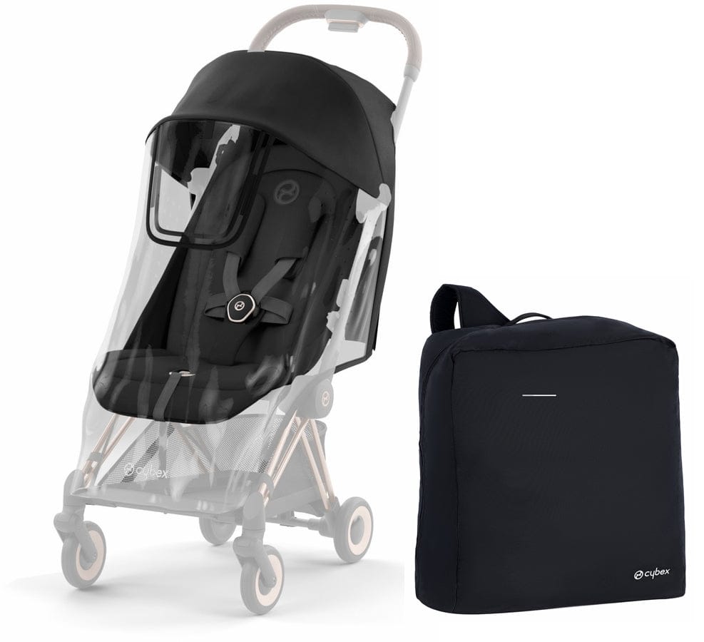 Cybex COYA Travel Accessory Bundle - Travel Bag + Rain Cover - 521001489-522005301