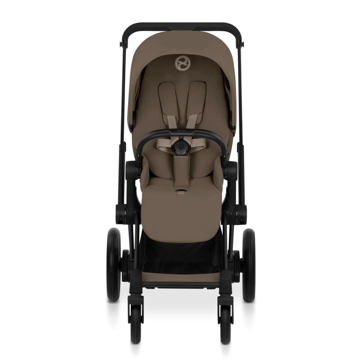 cybex peru Cybex Platinum e-PRIAM 3 Complete Stroller, Matte Black Frame/ Coconut Brown Lux Seat