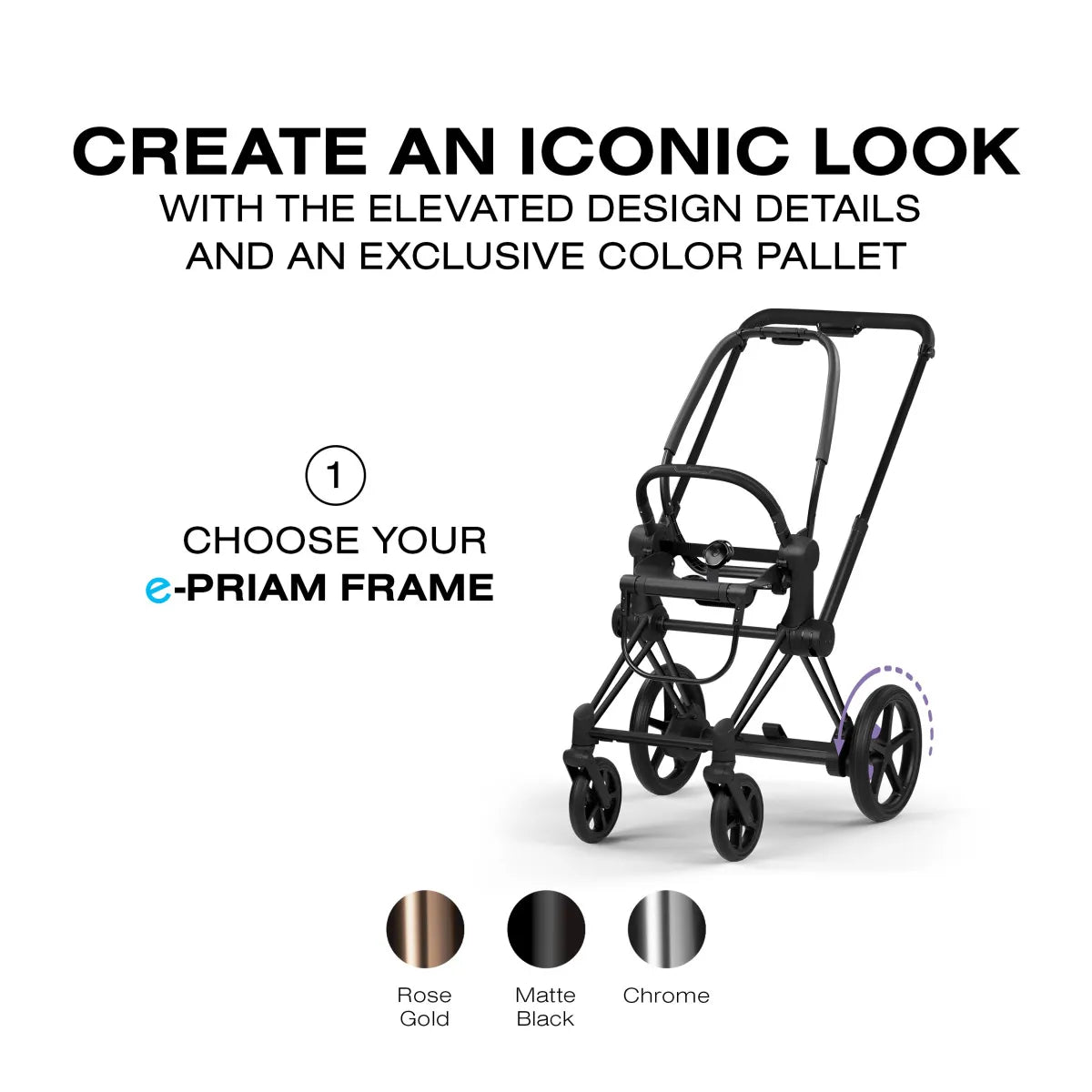 CYBEX e-PRIAM Stroller Frame - Style Collection